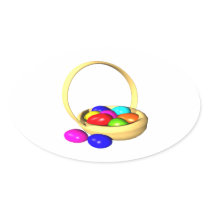 Easter Basket Sticker