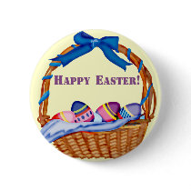 Easter Basket T shirts and Easter Gifts Pinback Buttons