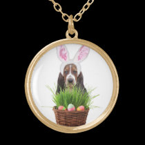 Easter Basset Hound necklaces