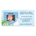 Easter Birthday Invitation Photo Greeting Card