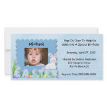 Easter Birthday Invitation Personalized Photo Card
