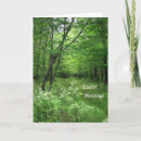 Easter Blessings Card - Celebrate Easter and spring in the woods.