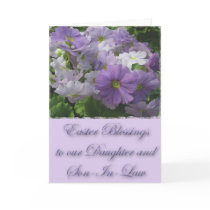 Easter Blessings Daughter & Son-In-Law Primrose cards