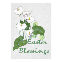 Easter Blessings Personalized Invitations
