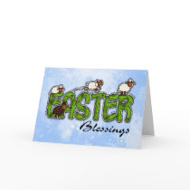 Easter blessings sheep cards by cfkaatje Easter blessings sheep cards