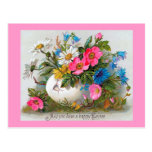 "Easter Bouquet" Vintage Flowers Post Cards