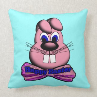 Easter Bow throwpillow