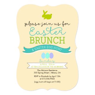 Easter Brunch & Easter Egg Hunt Invitation