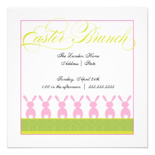 Easter Brunch Invitations