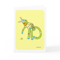 Easter Bunkey Greeting Card