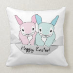 Easter Bunnies throwpillow