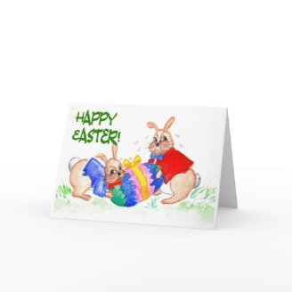 Easter Bunnies Card