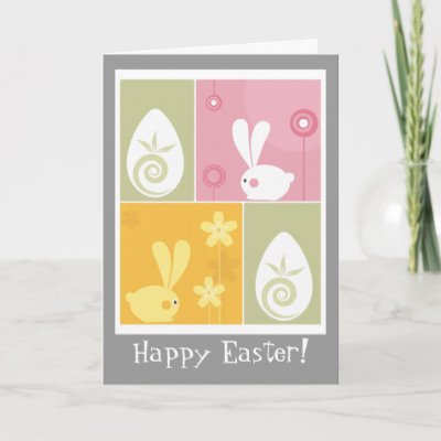 easter bunnies pictures. Easter Bunnies Card by