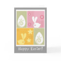 Easter Bunnies Card by EveStock