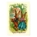 Easter Bunnies In Tall Grass posters