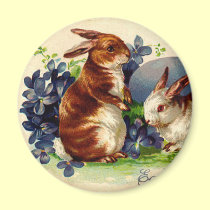 Easter Bunnies magnets