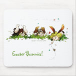 Easter Bunnies Mouse Pads