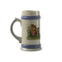Easter bunnies with pink egg mugs