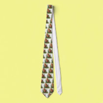 Easter bunnies with pink egg ties