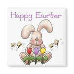 Easter Bunny 2 - Happy Easter Magnet
