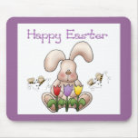 Easter Bunny 2 - Happy Easter Mousepad mousepads