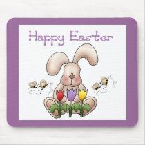 Easter Bunny 2 - Happy Easter Mousepad