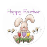 Easter Bunny 2 - Happy Easter Stickers