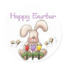 Easter Bunny 2 - Happy Easter Stickers
