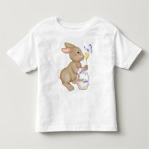 Easter Bunny and Basket Tee Shirt