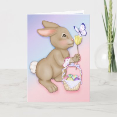 easter bunny pictures images. Easter Bunny and Butterfly
