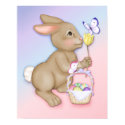 Easter Bunny and Butterfly posters by Spice Easter Bunny and Butterfly posters