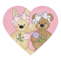 Easter Bunny and Friend Stickers