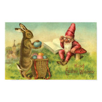 Easter Bunny And Gnome posters