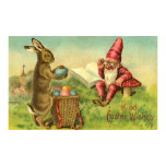 Easter Bunny And Gnome Posters