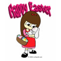 Easter Bunny and The Girl t-shirts by cartoosh Easter Bunny and The Girl t-shirts