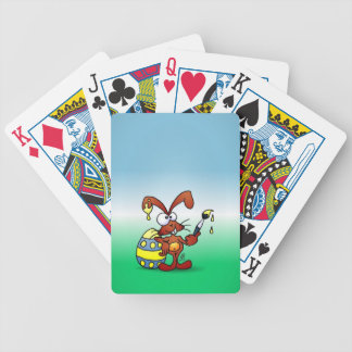 Easter Bunny Bicycle Playing Cards