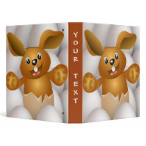 easter bunny 3 ring binders
