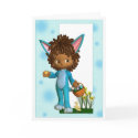 Easter Bunny Boy Card