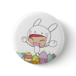Easter Bunny Button