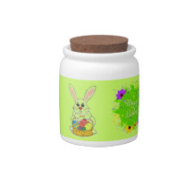 easter bunny candy or cookie jar candy jars