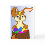 Easter bunny card