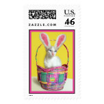 Easter Bunny Cat Stamp