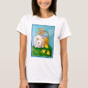 Easter Bunny & Chicks t-shirts by pawtraitart Easter Bunny & Chicks t-shirts