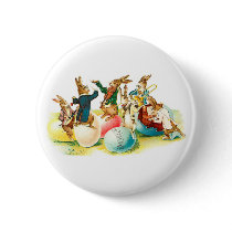 Easter Bunny Concert buttons by easterfun Easter Bunny Concert buttons