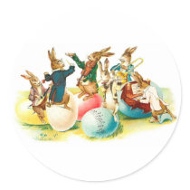 Easter Bunny Concert stickers by easterfun Easter Bunny Concert stickers