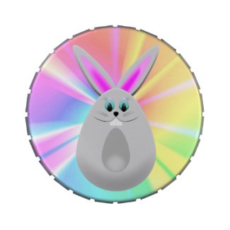 Easter Bunny Egg candy tin