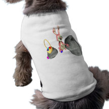 Easter Bunny Egg Hiding Pet Tee