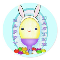 Easter Bunny Egg stickers