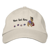 Easter Bunny & Eggs Embroidered Baseball Cap