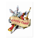 EASTER BUNNY EXTENDS HAPPY EASTER GREETINGS POST CARDS